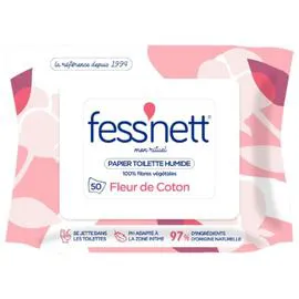 Papier toilette humide Peaux normales à sensibles- x50 (x50)