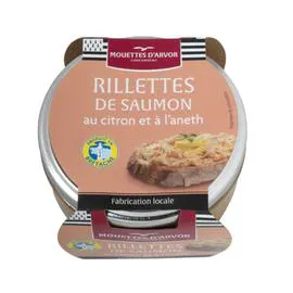 Rillettes saumon citron aneth (125g)