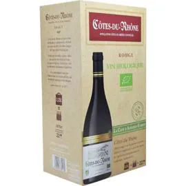 Vin rouge Côtes du Rhône AOC Bio (2,25l)