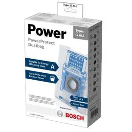 Sac aspirateur PowerProtect BBZ41FGALL - 4 sacs (le lot)