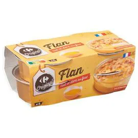 Flan aux Oeufs frais (4x100g)