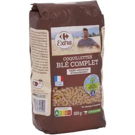 CARREFOUR EXTRA Pâtes Coquillette blé complet 500g