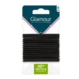 Elastiques Semi Epais Noir (x14)