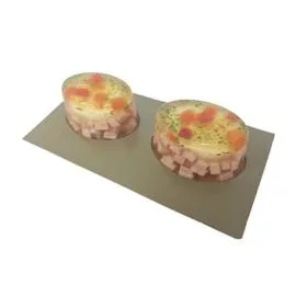Aspic oeuf dur jambon (2x90g)