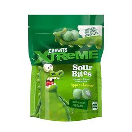CHEWITS Xtreme Bonbon à la pomme 115g