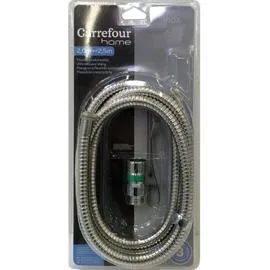 Flexible douche extensible 2 m à 2,5 m inox (l'unité)