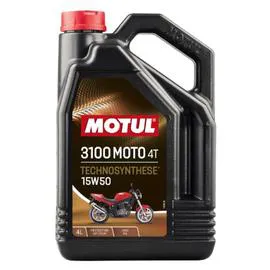Huile moteur 3100 MOTO 15W50 4 TEMPS MOTUL (4l)