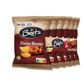Chips poulet braisé (6x25g)