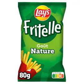 LAY'S, FRITELLE Biscuits apéritifs saveur nature 80g
