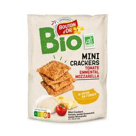 Mini Crackers - Tomate Emmental Mozzarella BIO (110g)