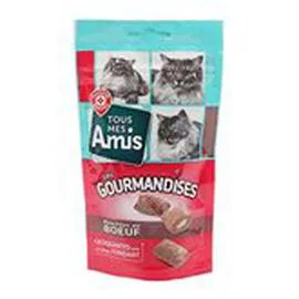 MARQUE REPÈRE, LYCAT Snacks chats Boeuf mini 60g