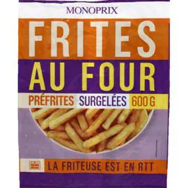 MONOPRIX Frites au four 600g