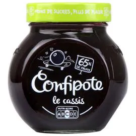MATERNE Confiture de cassis 65% de fruits, allégée en sucres 350g