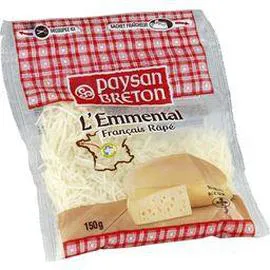 Fromage Emmental Paysan Berton Râpé lait pasteurisé (150g)