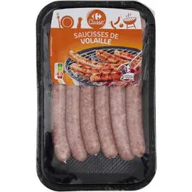 Saucisses de volaille (300g)