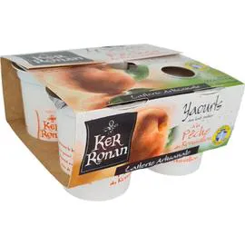 Yaourt pêche du Roussillon (4x125g)