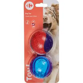 Balle tennis pour chien colorées (x2)