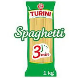 MARQUE REPÈRE, TURINI Pâtes spaghetti Les 3 min 1kg