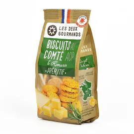LES DEUX GOURMANDS Biscuits au Comté 120g