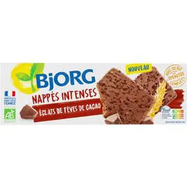 Biscuits nappé chocolat intense Bio (150g)