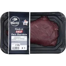 Viande Bovine: Bavette d'Aloyau*** à griller (130g)