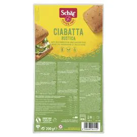 Petits pains précuits Ciabatta sans gluten (4x50g)