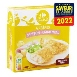 Crêpes jambon emmental (6x50g)
