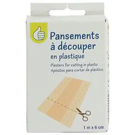 Pansements à découper en plastiques (1m x 6cm)