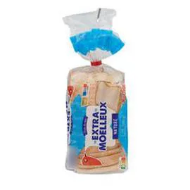 Pain de mie nature extra moelleux avec croûte sans huile de palme (280g)