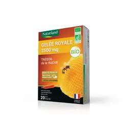 Complément alimentaire gelée royale 2500mg Bio (x20)