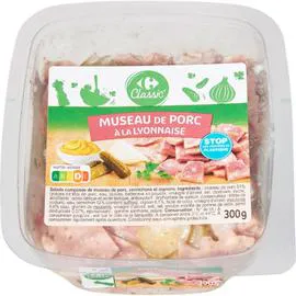 CARREFOUR CLASSIC' Salade de museau à la lyonnaise 300g