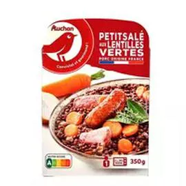 Petit salé aux lentilles vertes (350g)
