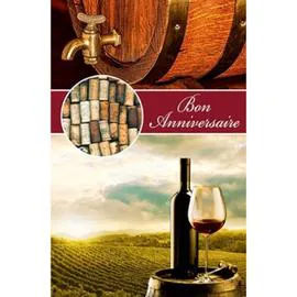 Carte anniversaire homme (l'unité)