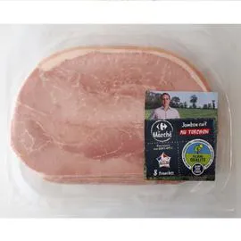 FILIÈRE QUALITÉ CARREFOUR Jambon cuit avec couenne 480g