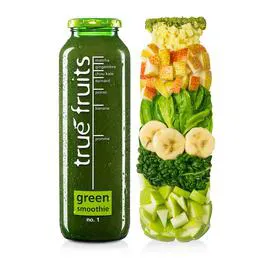 Smoothie Green - Matcha gingembre chou kale épinard poires banane pomme (75cl)