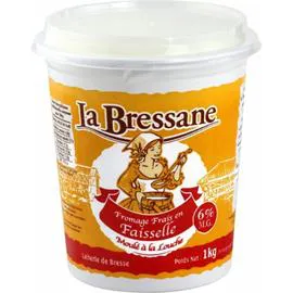 Fromage frais en faisselle nature 6% MG (1kg)