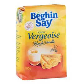 Sucre Vergeoise blonde vanille (500g)