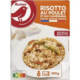 Risotto poulet et champignons sans couverts (300g)