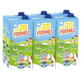 Lait Demi-Ecrémé UHT Filière (6x1l)