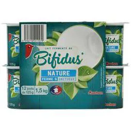 Yaourt au bifidus nature (12x125g)