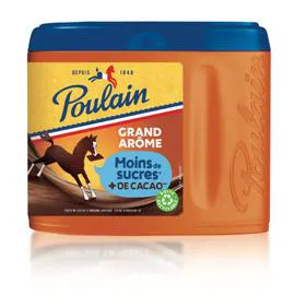 POULAIN Chocolat en poudre grand arome & plus de cacao 400g