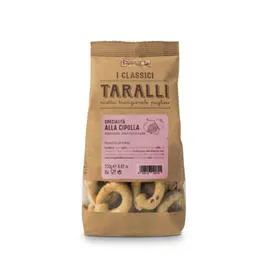 PUGLIA SAPORI Biscuits apéritifs tarrali aux ognon 250g