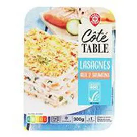 MARQUE REPÈRE, CÔTÉ TABLE Lasagnes au saumon 300g