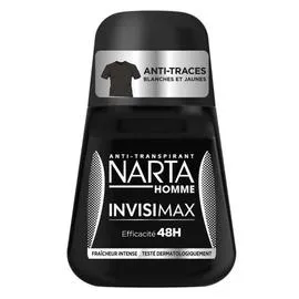 NARTA Déodorant Bille Homme Invisible Max 48H 50ml
