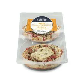 Pizza lardons emmental raclette (2x140g)