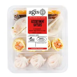 Bouchées vapeur assortiment sauces soja et aigre douce (10x24g)