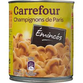 CARREFOUR Champignons de Paris émincés 460g