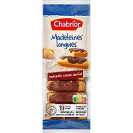 CHABRIOR Madeleines longues marbrées saveur chocolat 250g