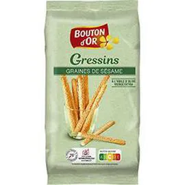 BOUTON D'OR Gressins graines de sésame 125g