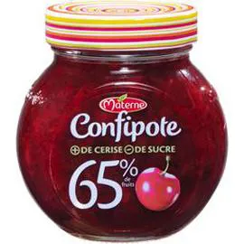 Confiture allégée en sucres cerise (350g)